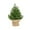 E, variant on SugarBloom Artificial Christmas Garland, 11.81 Inch Christmas Tree Snow Flocked Artificial Xmas Tree with Linen Base, for Desktop Office Home Decor Festive Holiday Supplies,D