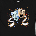 thumbnail image 4 of Inktastic Tragedy and Comedy Stage Masks Boys or Girls Baby T-Shirt, 4 of 5