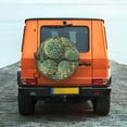 thumbnail image 4 of Haiem Spare Tire Cover , Wheel Cover with Succulents printed, Camper Spare Tire Cover Fit for Jeep Wrangler Rv SUV Truck Travel Trailer-16 inch, 4 of 9