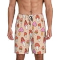 thumbnail image 1 of Fotbe 70s Mushroom Pantalones Cortos de Pijama para Hombre, Ropa de Dormir, Pantalones de Pijama Cortos para Hombre-Medium, 1 of 6