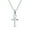 Silver, variant on Womens Sterling Silver Ankh Cross Pendant Necklace Men and Teens