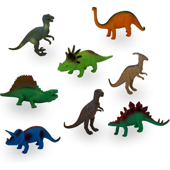 Dinosaurs Playset, Set of 8