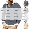 thumbnail image 3 of Admvng Mens Hooded Shirt Drawstring Hood Long Sleeve Casual Hoodie, 3 of 4