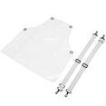 thumbnail image 4 of Niceauty White Hair Stylist Apron Adjustable Transparent Plastic Salon Apron, 4 of 8