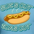 thumbnail image 3 of CafePress - Sun's Out Buns Out Fitted T Shirt - Fitted T-Shirt, Vintage Fit Soft Cotton Tee, 3 of 4