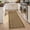Brown, variant on HIWEAVER Green 2' x 6' Washable Bordered Runner for Kitchen Geometric Indoor Throw Carpet Modern Non-Slip Foldable Doormat for Hallway Farmhouse Dorm Home Decor
