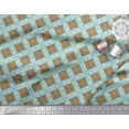 thumbnail image 2 of Soimoi Rayon Crepe Fabric Diagonal Check Print Fabric by The Yard 46 Inch Wide, 2 of 5