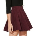 thumbnail image 1 of Falda corta de talle alto con cierre de botones para mujer, 1 of 5