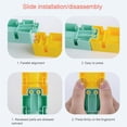 thumbnail image 4 of 12Pcs Bathroom Assembled Track Slippery Bath Toys Kids Gift, 4 of 5