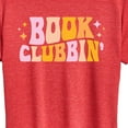 thumbnail image 3 of Instant Message - Book Clubbin - Women's Short Sleeve Graphic T-Shirt, 3 of 6