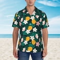thumbnail image 2 of Haiem Tropical Fruit Printed Hawaiian Shirt for Men - Men’s Casual Beach Summer Shirts - Stretch Fabric with Modern Fit-XX-Large, 2 of 7