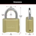 thumbnail image 2 of Master Lock 175D Solid Body Set Your Own Combination Padlock, 2 of 5