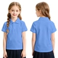 thumbnail image 4 of Grblisyd Polo Shirt for Boys Girls 3 Pack School Uniform Athletic Quick Dry Shirt Casual Soft Comfortable Top Everyday Wear, 4 of 4