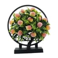 thumbnail image 3 of Decoración de bonsái de fruta artificial, decoración de planta de fruta falsa realista simulada para durazno, 3 of 9