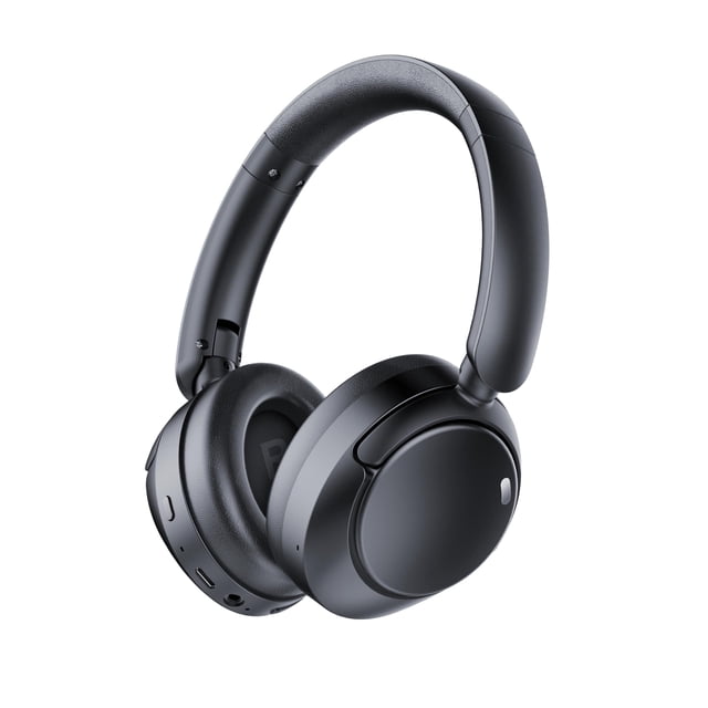 Auriculares TIMU híbridos con cancelación activa de ruido, Bluetooth 5.4, inalámbricos, 80 h