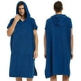 thumbnail image 1 of Wraps Soft Microfiber Hooded Poncho Towel Bathrobe for Swimming Surfing Beach Yoga Gym Travel Lightweight Comfortable Changing Robe, 1 of 2