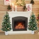 thumbnail image 3 of Árbol de Navidad artificial Costway 90 cm 81 puntas de ramas hojas de eucalipto Agujas de pino, 3 of 4