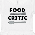 thumbnail image 4 of Inktastic Food Critic with Fork and Spoon Girls Toddler Dress, 4 of 5