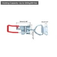 thumbnail image 2 of Unique Bargains 4Pack 7 Inch Iron Adjustable Toggle Latch Clamp 661lbs Holding Capacity, 2 of 6
