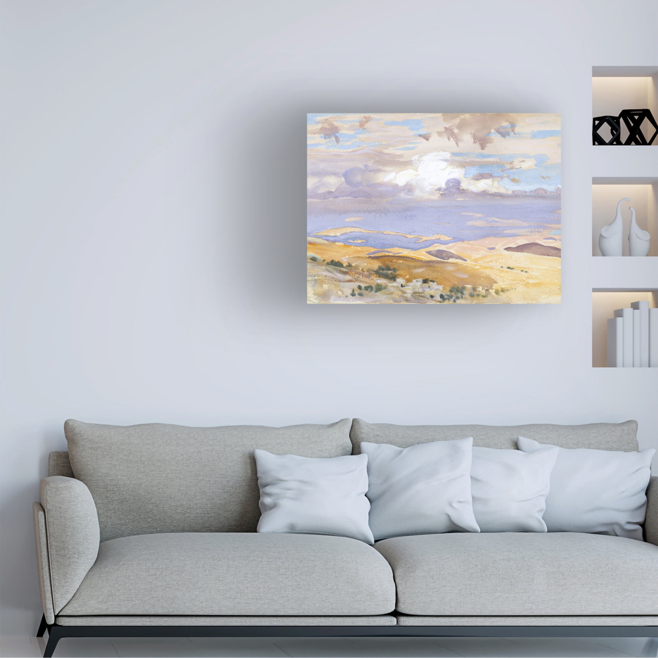 Trademark Fine Art John Singer Sargent Sargent Mountainous Landscapes III Canvas Wall Art
