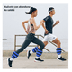 thumbnail image 4 of 2pc Pesas   Lab.G Fitness Par De Polainas 1kg Cada Una Para Tobillos Azul Negro, 4 of 5