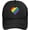 A7784, variant on Rainbow LGBT Pride Heart Baseball Hats Classic Solid Color Adjustable Mesh Baseball Cap for Men Women Black