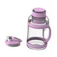 thumbnail image 4 of Vasos de Batidora Portátiles, Licuadora de Zumo Fresco, Pera de Oficina, Recargable Por USB, Tapa Reemplazable, Exprimidor Eléctrico, Licuadora Portát Violeta Soledad Licuadora portátil, 4 of 10