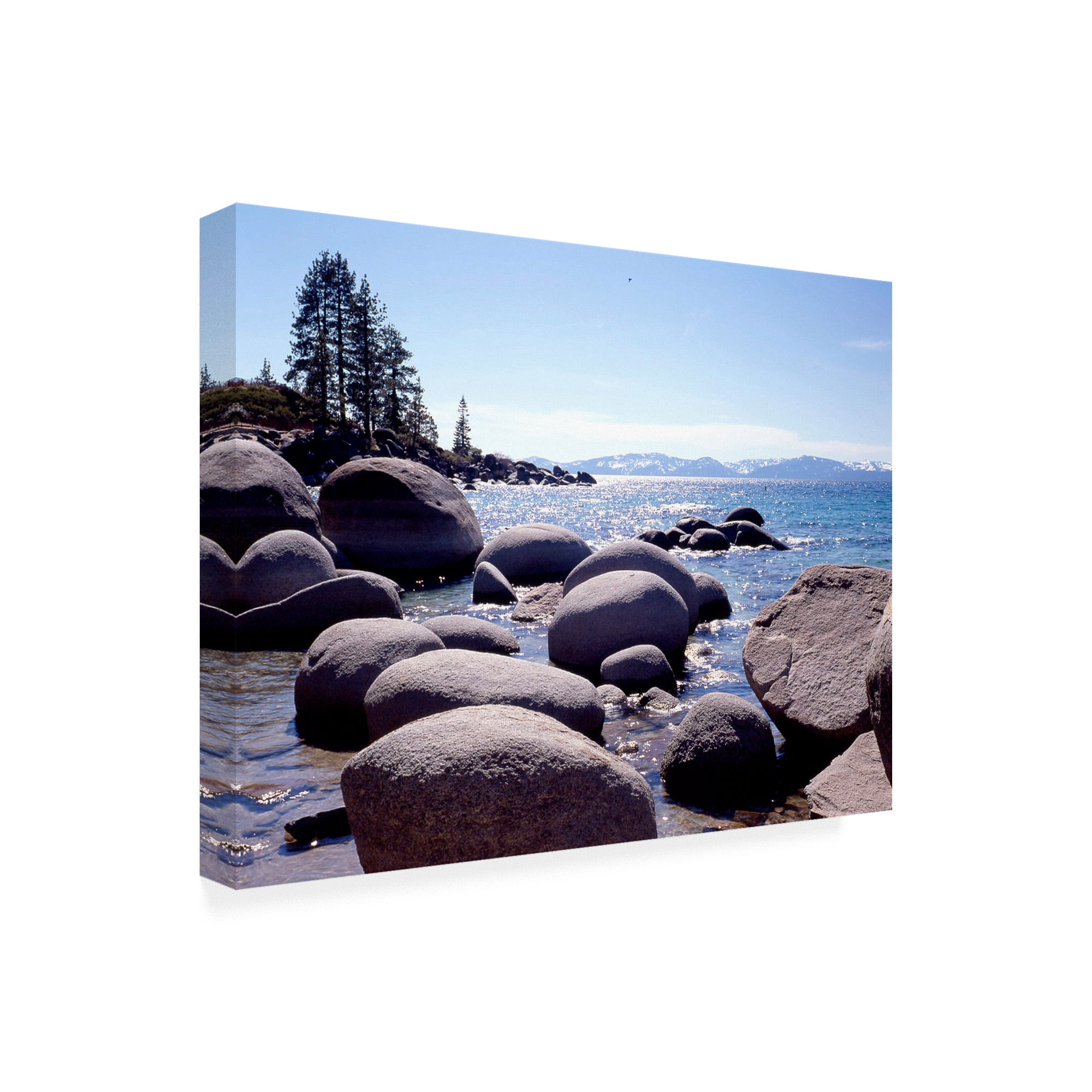 Trademark Fine Art 'Sand Harbor Beach Lake Tahoe Nevada' Canvas Art by Monte Nagler
