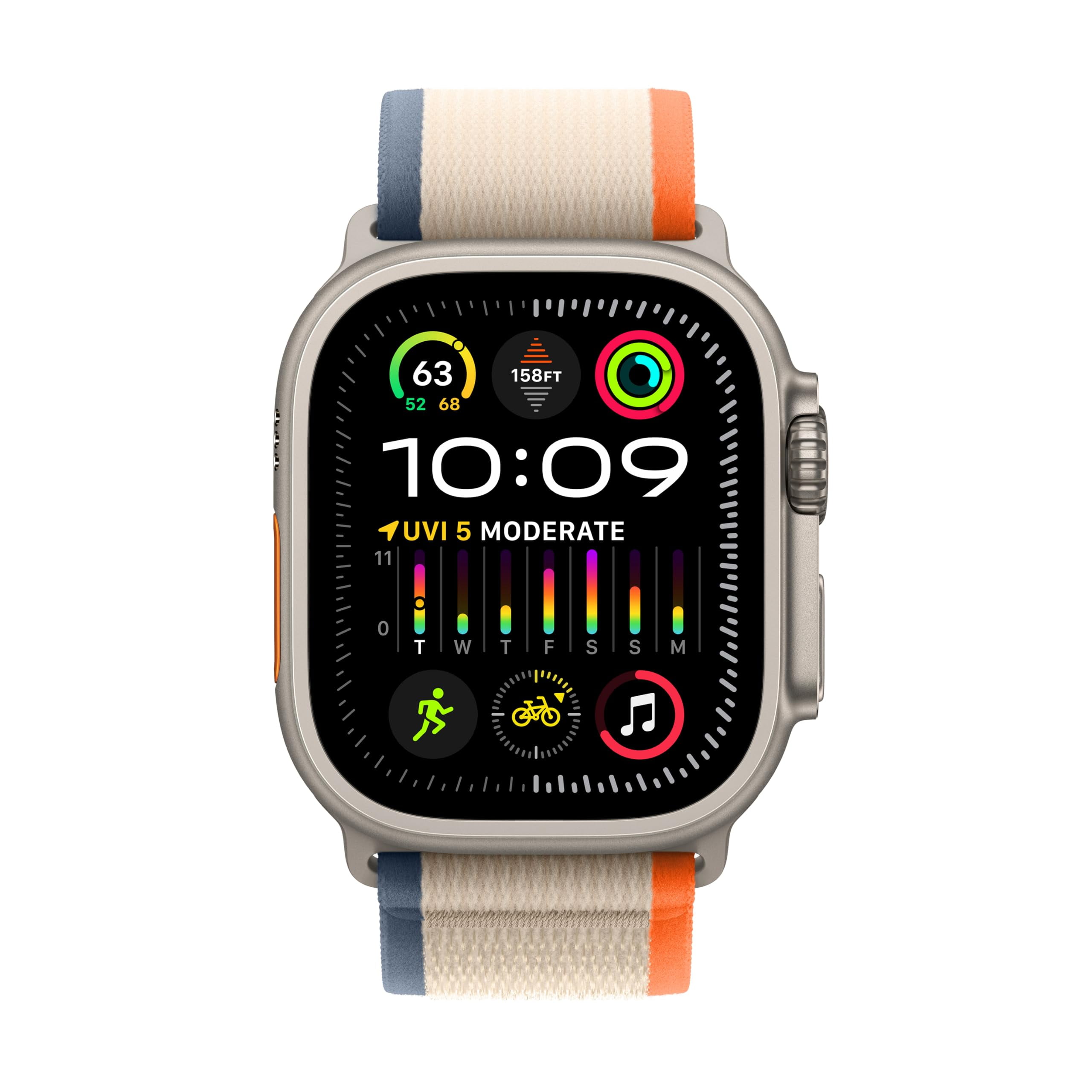 Apple Watch Ultra 2 GPS + Cellular, 49mm Корпус от титан с Green