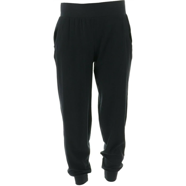 AnyBody Cozy Knit Ribbed Jogger Pants NEW A365604 Walmart