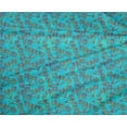 thumbnail image 4 of oneOone Polyester Lycra Turquoise Green Fabric Batik Dress Material Fabric Print Fabric By The Yard 56 Inch Wide - BS, 4 of 4