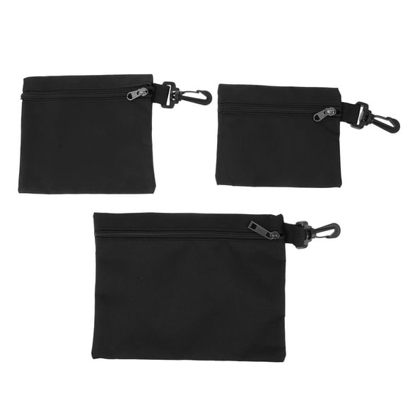 3Pcs Creative Toolkit Black Fabric for Daily Use