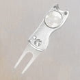 thumbnail image 2 of LOVIVER All Metal Stainless Steel Foldable Golf Divot Repair Tool Ball Marker Golf Pitch, 2 of 8