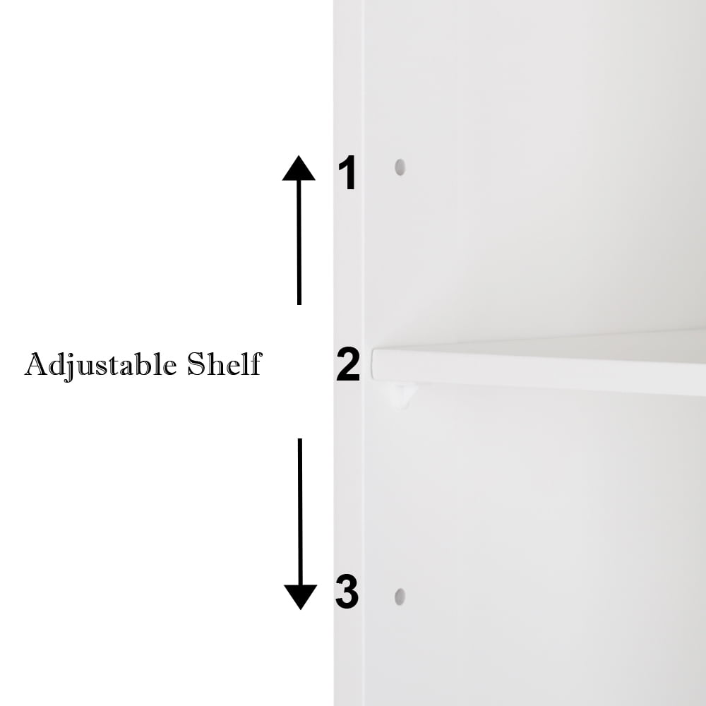 Lowestbest Modern Chest of Drawers, Bathroom Cabinet, Wooden Floor Cabinets, Waterproof and Moisture-Proof Entryway Cabinet Storage Cabinet with One Door & One Drawer, White Lowestbest Modern Chest of Drawers, Bathroom Cabinet, Wooden Floor Cabinets, Waterproof and Moisture-Proof Entryway Cabinet Storage Cabinet with One Door & One Drawer, White