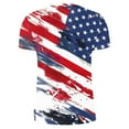 thumbnail image 4 of UVEASISHA Men's Patriotic T Shirts Funny Big and Tall 4th of July T Shirts for Men Vintage American Flag Graphic Tees Summer Casual Short Sleeve Crewneck Tops, 4 of 5