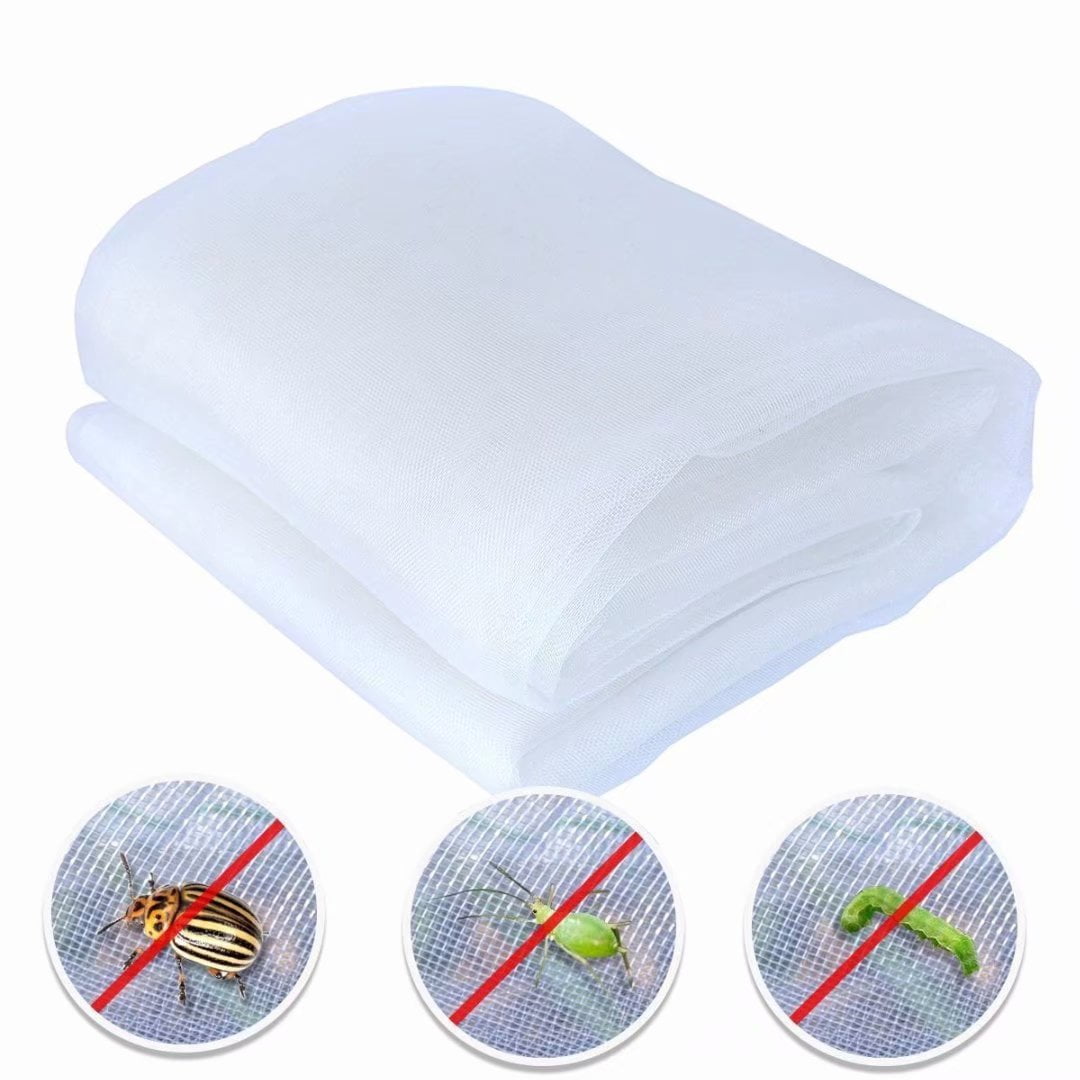 Agfabric 8'x20' Bug Net Insect Bird Netting, Garden Netting Protect Plants Fruits Flowers against Bugs, Birds & Squirrels