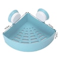 thumbnail image 4 of Estante De Drenaje De Esquina De Baño Con Ventosa Al Vacío, Estante De Almacenamiento, Estante Triangular De Plástico Montado En La Pared, Organizador Resistente, Estante De Ducha Advancent HA022928-00, 4 of 7