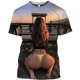 thumbnail image 2 of Camiseta con estampado 3D para hombre, ropa de calle informal, holgada, cómoda y transpirable, Bikini Sexy de verano, 2 of 5