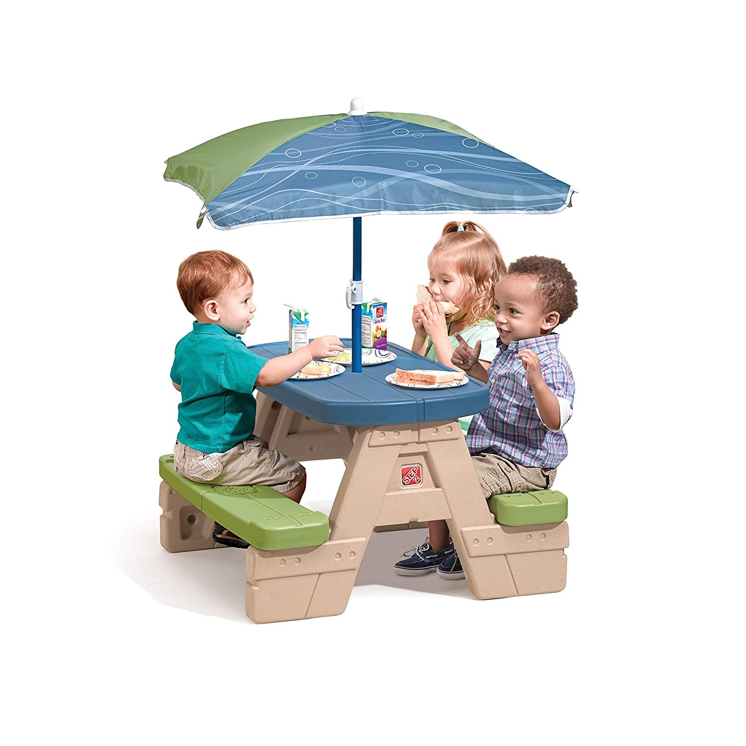 Step2 Sit and Play Junior Picnic Table with Umbrella, Plastic - image 3 of 3