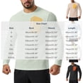 thumbnail image 3 of Nmnitkp Men's Quick Dry Long Sleeve Athletic Shirt Plus Size Crew Neck with Zipper Pocket Breathable Lightweight Workout Top for Running Gym Training Casual Daily Wear Light Blue,4XL, 3 of 8