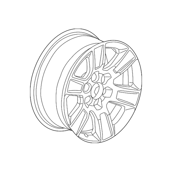 Genuine GM Wheel, Alloy 22963360