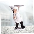 thumbnail image 6 of Toyvian Premium Resin Cooks Figurines for Indoor Outdoor Decoration White Modern Art Statue, 6 of 8