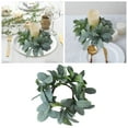thumbnail image 2 of Bohemian Floral Candle Rings Wreaths Garland for Wedding Home Table Door Cylindrical Holder Decoration Elegant Versatile, 2 of 6