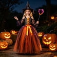 thumbnail image 2 of HAYIMI Child Toddler Sleeveless Dress Hallowmas Colorful Holiday Party Performance Boho Dresses, 2 of 7