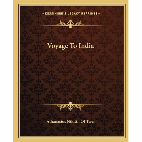 Voyage to India