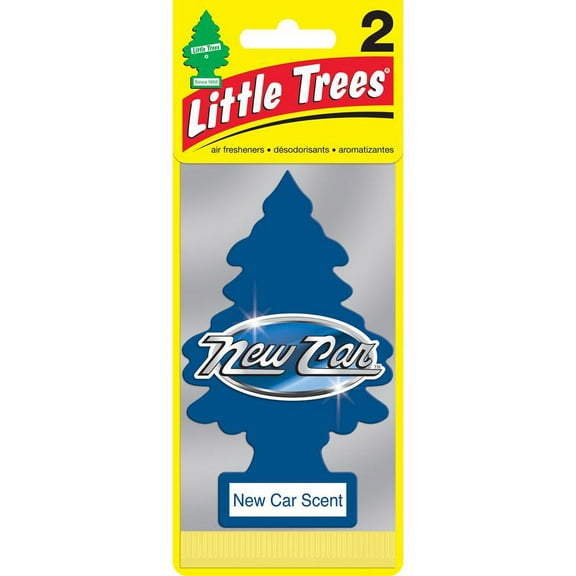 12 Pc, Little Trees New Car Scent Air Freshener Solid 2 Pk