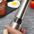 thumbnail image 4 of Vekome Kitchen Manual Grinding Black Pepper Mill Stainless Steel Pepper Grinder, 4 of 9