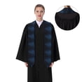 thumbnail image 4 of Haiem Blue Glitter Retro Pattern Graduation Stole 2024 | Premium Satin Sash for Graduation Ceremony, 4 of 7