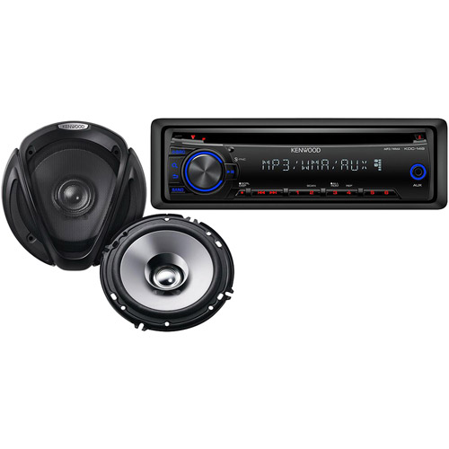 Kenwood Receiver with 6.5" 2Way Speakers and Optional Accessories