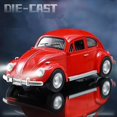 thumbnail image 1 of 1:18 Beetle Alloy Car Model Diecasts Metal Classic Vehicles Car Model High Simulation Sound Light Collection Childrens Toys Gift, 1 of 6